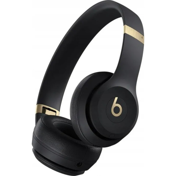 Beats Solo 4 черные с золотом 1