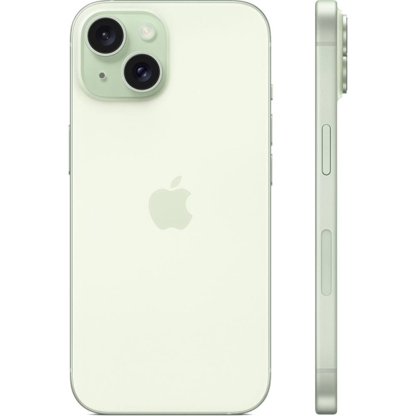 Смартфон Apple iPhone 15 зеленый 2
