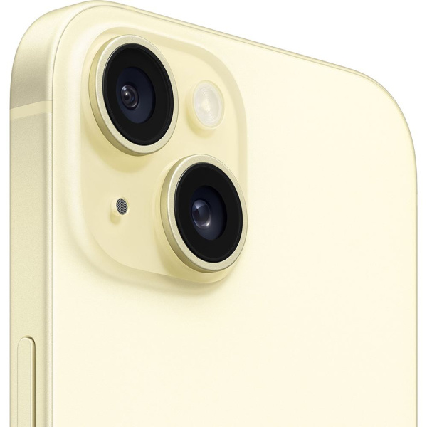 Смартфон Apple iPhone 15 желтый 3